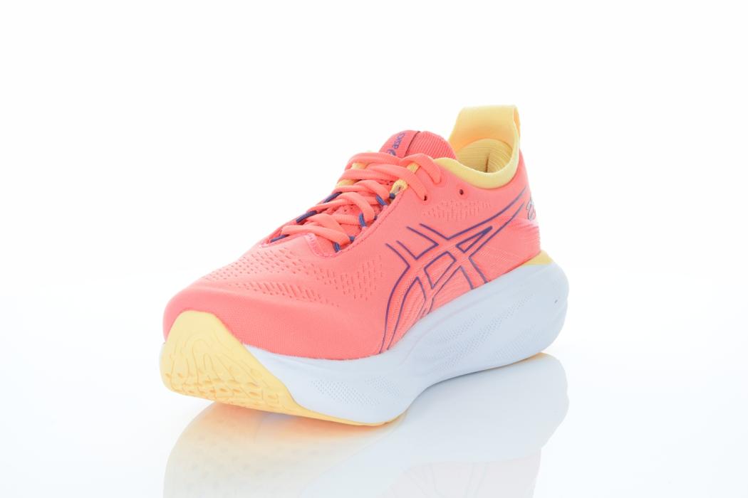 Asics GEL NIMBUS 25 enske patike za tr anje narand asta Intersport